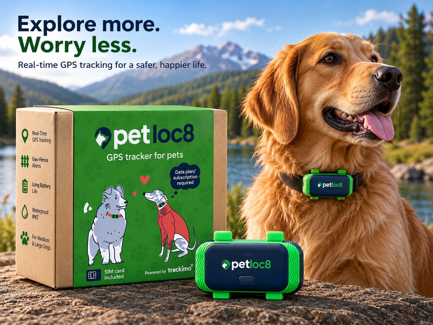 Petloc8 GPS Tracker GPS dog tracker